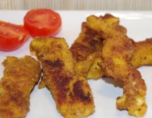 Lire la suite à propos de l’article Croquettes/nuggets de poulet au curry