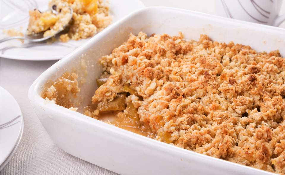 You are currently viewing Crumble aux pommes (mamie de Royan)