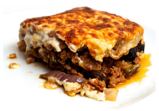 You are currently viewing Moussaka au boeuf – Grèce, chef Roulis – 1982