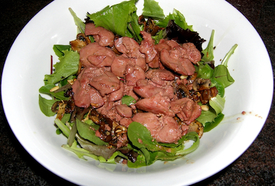 You are currently viewing Salade au foie de volaille tièdes