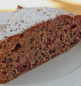Lire la suite à propos de l’article Schattenmorellenkuchen (gâteau aux griottes) – Margot